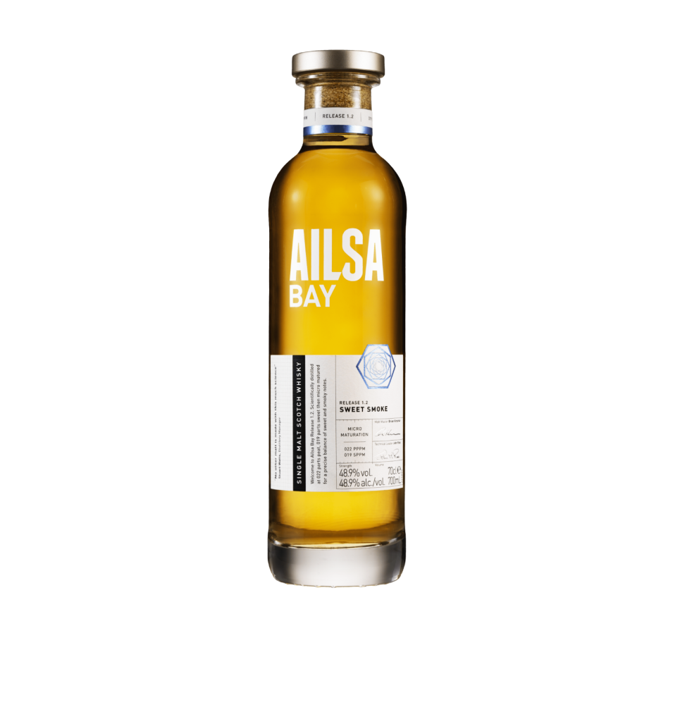 AILSA BAY SINGLE MALT 48.9% ALC. - 70CL - TOURBE AILSA BAY SINGLE MALT 48.9% ALC. - 70CL - TOURBE