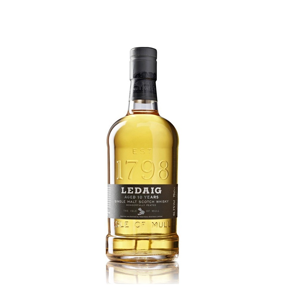 LEDAIG 10 YEARS 70CL 46.3pourcent SINGLE MALT MULL ISLE LEDAIG 10 YEARS 70CL 46.3pourcent SINGLE MALT MULL ISLE