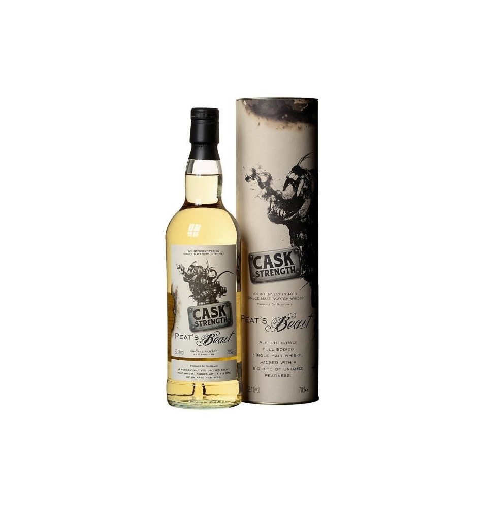 PEAT'S BEAST CASK TRENGTH 70CL 52.1° TOURBE PEAT'S BEAST CASK TRENGTH 70CL 52.1° TOURBE
