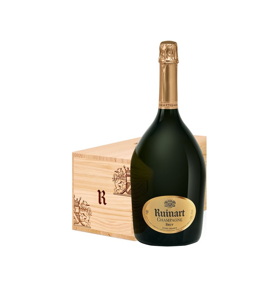 RUINART JEROBOAM BRUT 3L AVEC COFFRET BOIS RUINART JEROBOAM BRUT 3L AVEC COFFRET BOIS