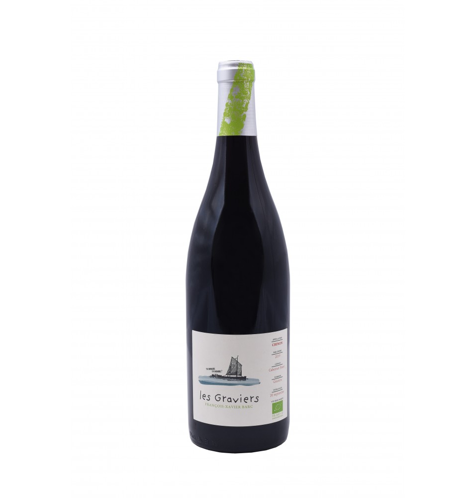 CHINON LES GRAVIERS 2019 BIO-75CL-COMPLICES DE LOIRE-12.5% Alc. CHINON LES GRAVIERS 2019 BIO-75CL-COMPLICES DE LOIRE-12.5% Alc.