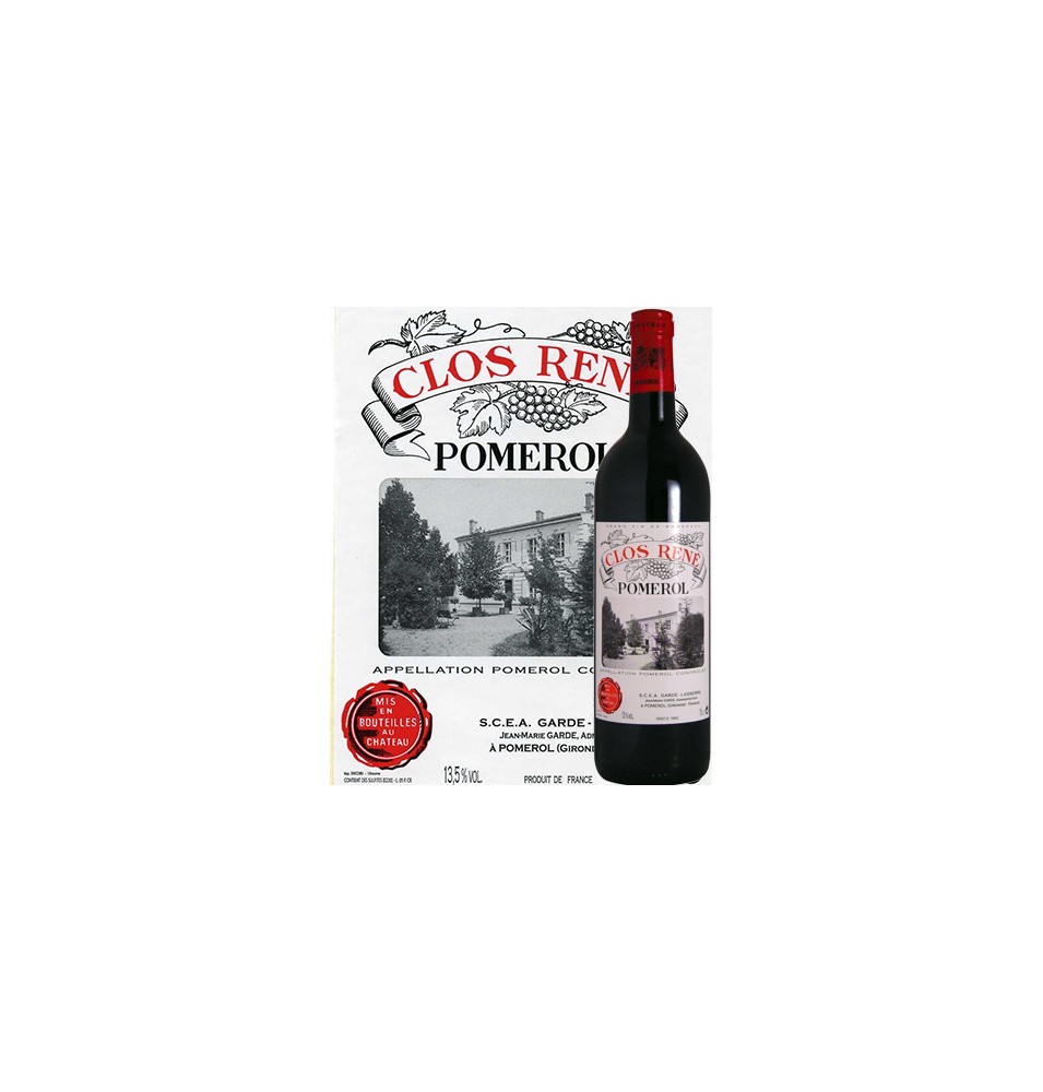 CLOS RENE 2016 - AOC POMEROL 75CL CLOS RENE 2016 - AOC POMEROL 75CL