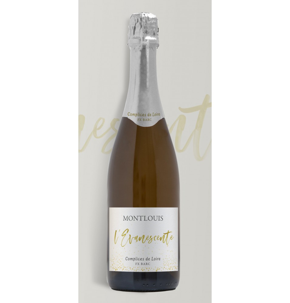 MONTLOUIS-SUR-LOIRE "L'EVANESCENCE" EFFERVESCENT ZERO DOSAGE-75CL-12% Alc.-COMPLICES DE LOIRE MONTLOUIS-SUR-LOIRE "L'EVANESCENCE" EFFERVESCENT ZERO DOSAGE-75CL-12% Alc.-COMPLICES DE LOIRE