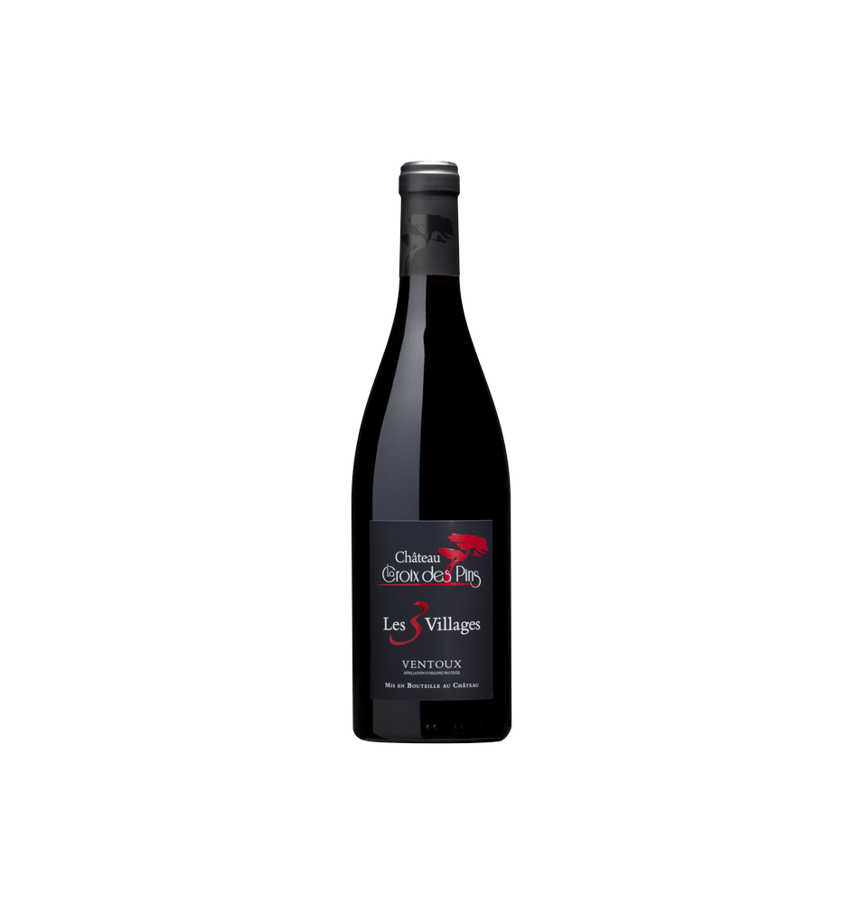 VENTOUX "3 VILLAGES" RGE-75CL-14.5% Alc.-LA CROIX DES PINS VENTOUX "3 VILLAGES" RGE-75CL-14.5% Alc.-LA CROIX DES PINS