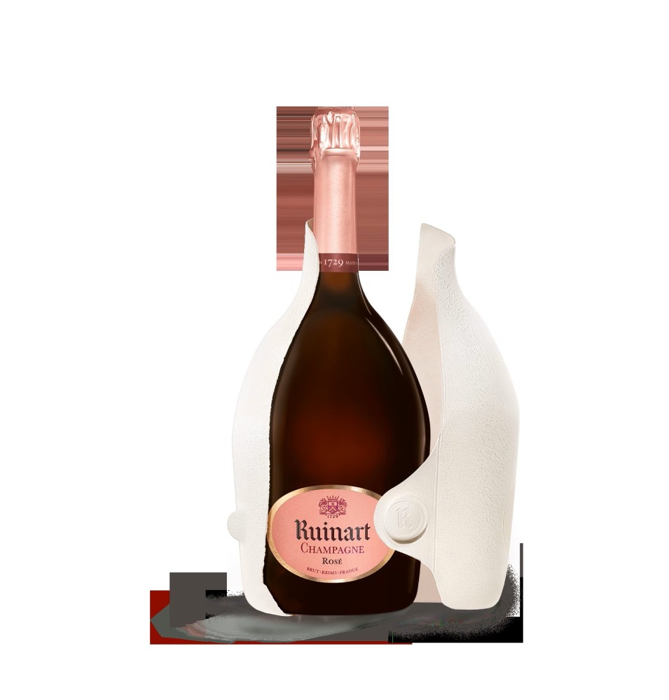 RUINART ROSE BRUT-MAGNUM-1.5L-12% Alc.-SECONDE PEAU RUINART ROSE BRUT-MAGNUM-1.5L-12% Alc.-SECONDE PEAU