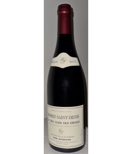MOREY-SAINT-DENIS 1ER CRU"CLOS DES ORMES" 2021-75CL-JEANNIARD MOREY-SAINT-DENIS 1ER CRU"CLOS DES ORMES" 2021-75CL-JEANNIARD
